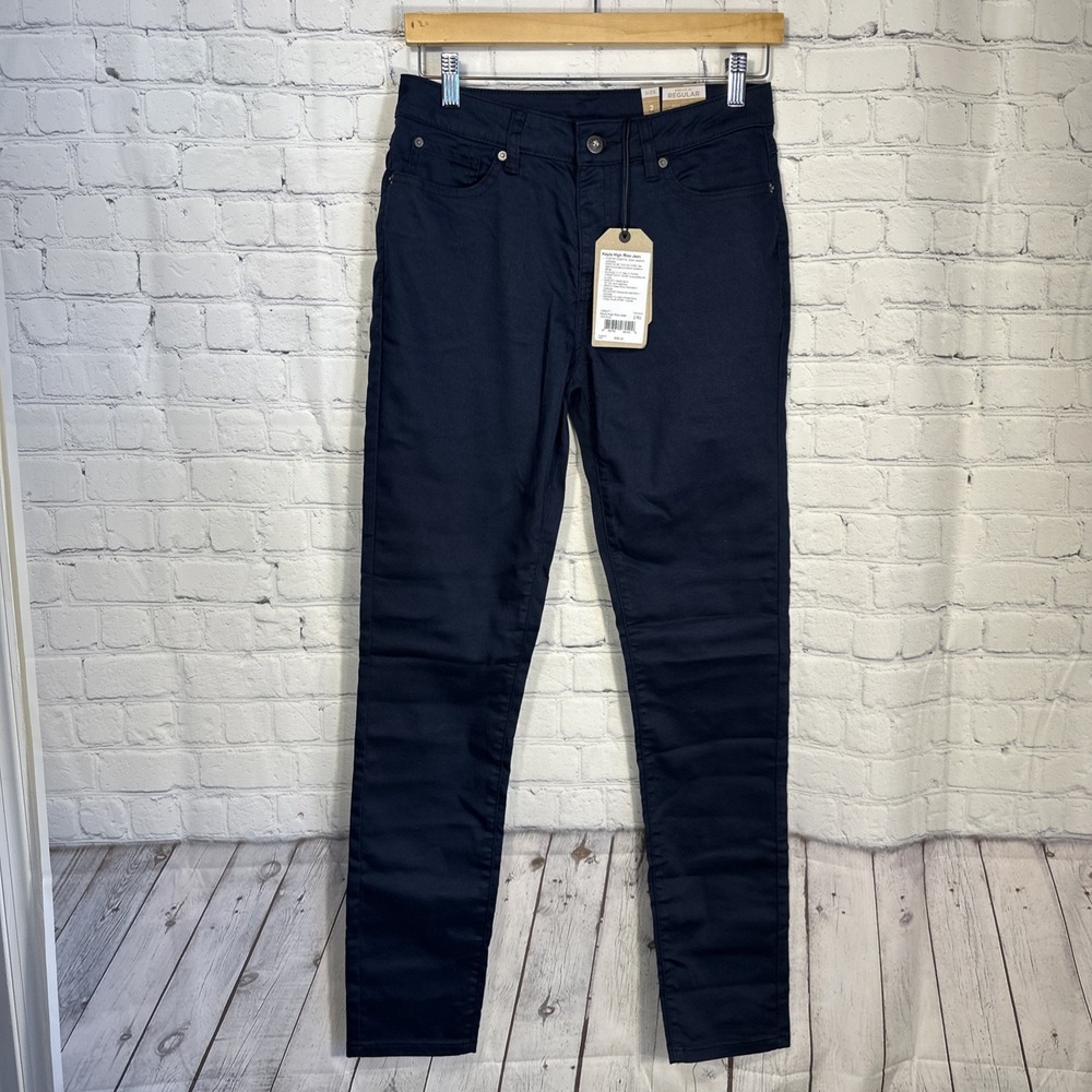 NEW Prana Womens Pants Size 2 / 26 Kayla High Rise Jean Regular Inseam 32"